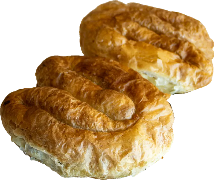 Flaky pogaca pastries