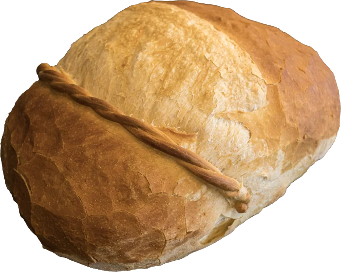 Country loaf with a twisted crust